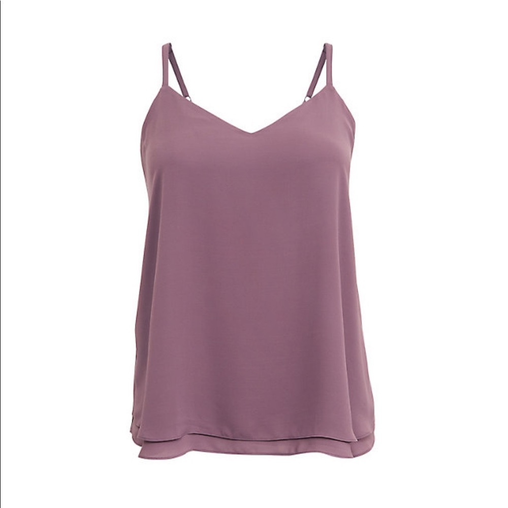 NWT torrid swing cami in purple, size 3